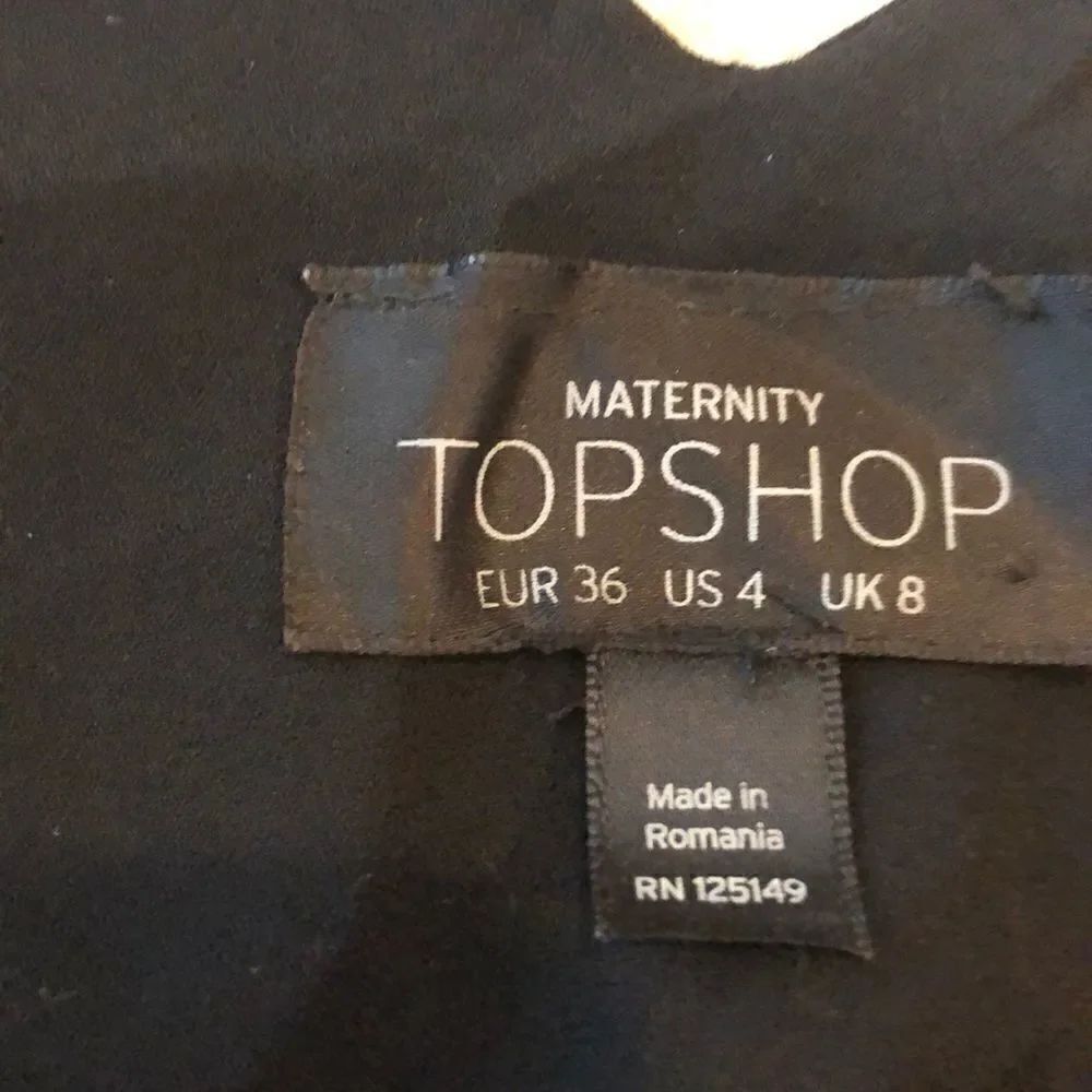 Top Shop Maternity Black Polyester Tank Top - Picture 4 of 6